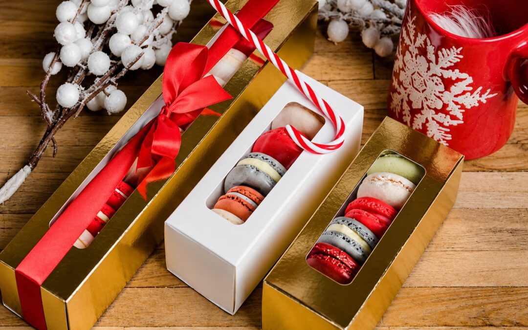 Karácsonyi kézműves macaron-válogatás